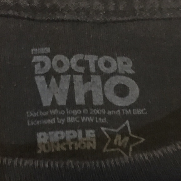 Doctor Who (Dr Who) License Graphic Tee Union Jack - Picture 3 of 4